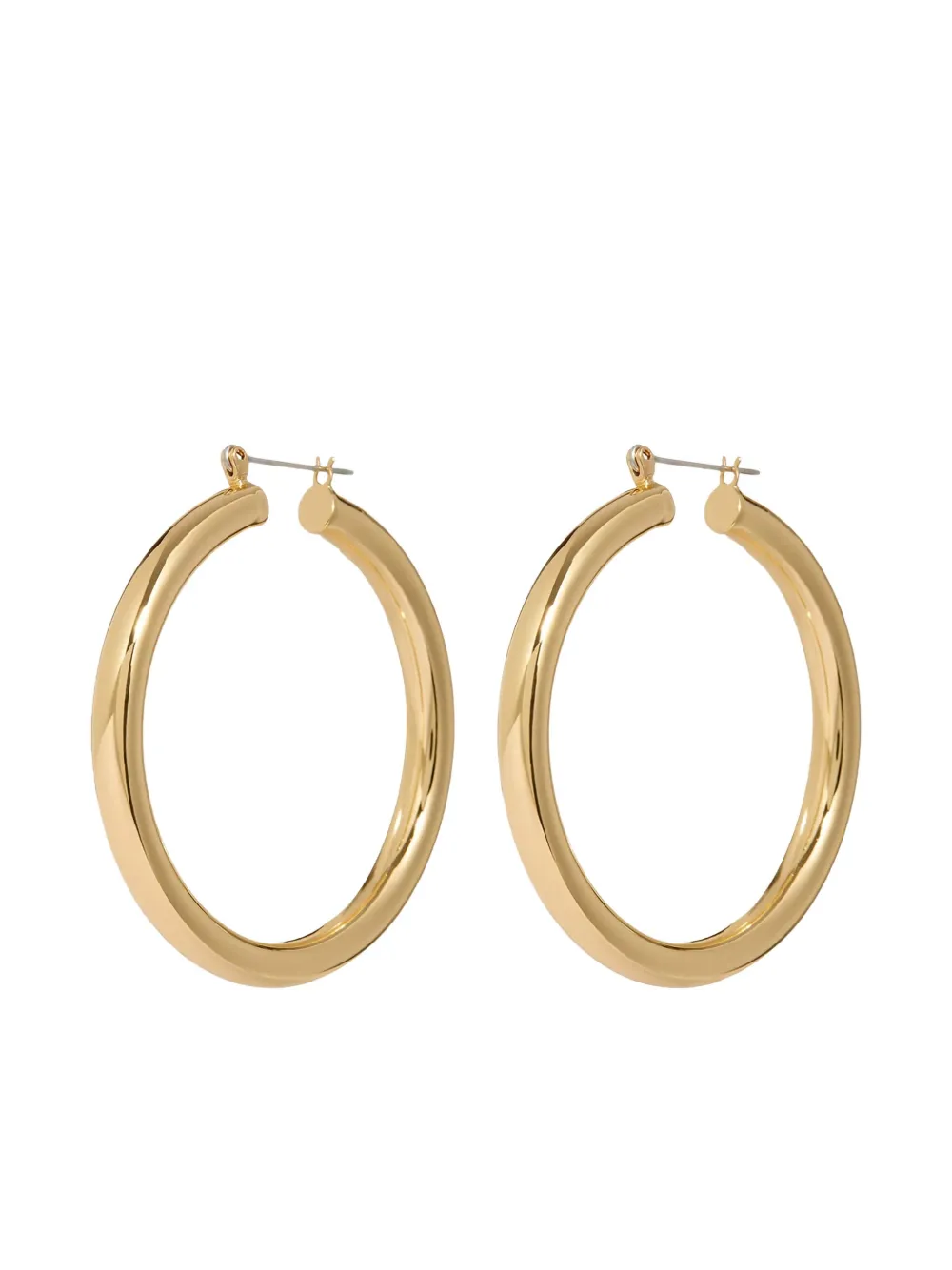 Luv Aj Amalfi Tube-hoop Earrings In Gold