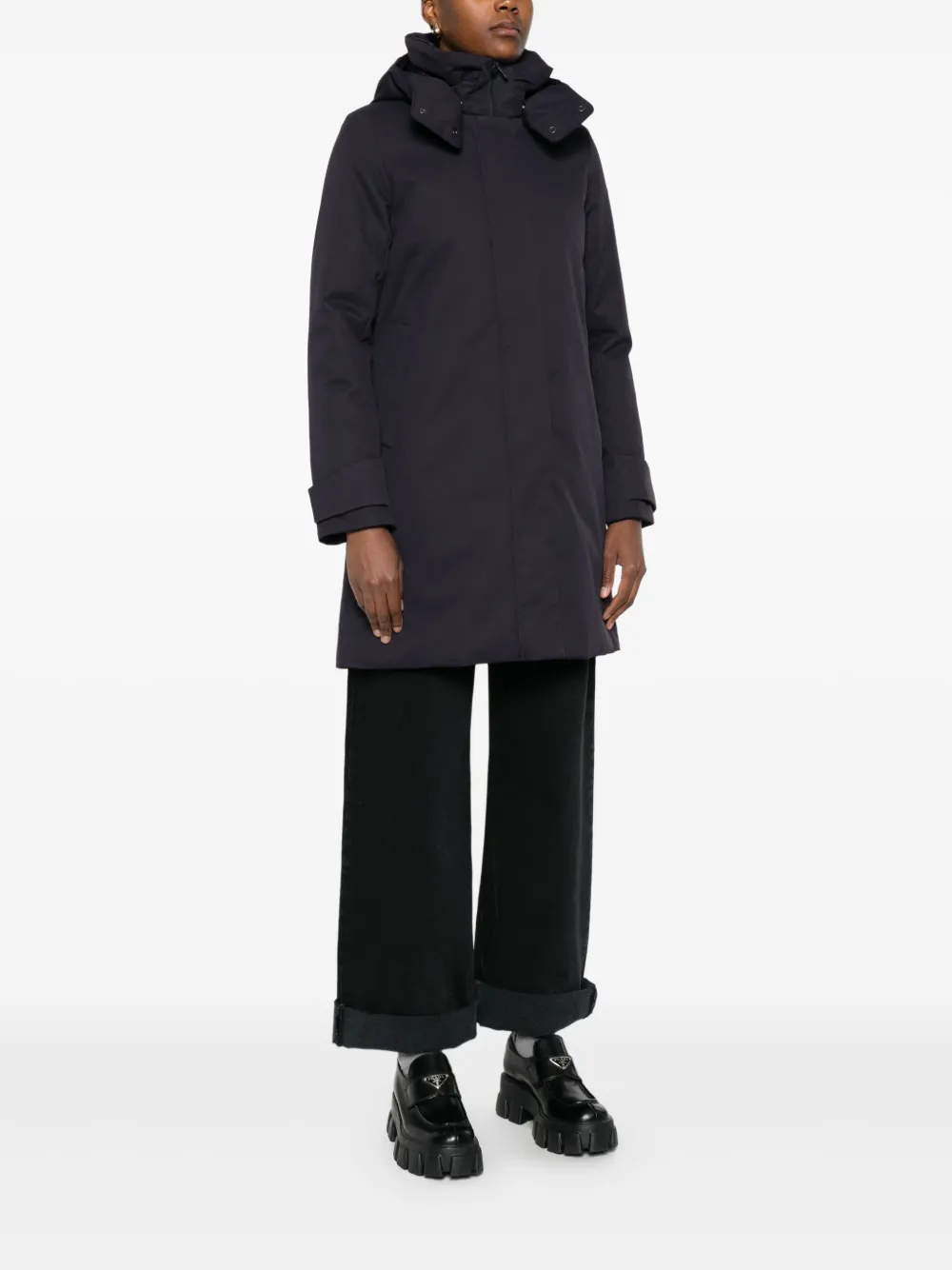Save The Duck Hooded Parka Coat In Multi