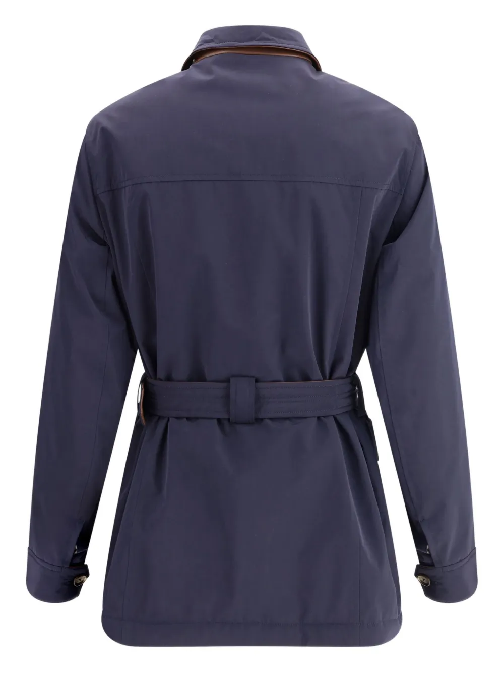 Brunello Cucinelli sobrecamisa con cinturón | azul | Image 1