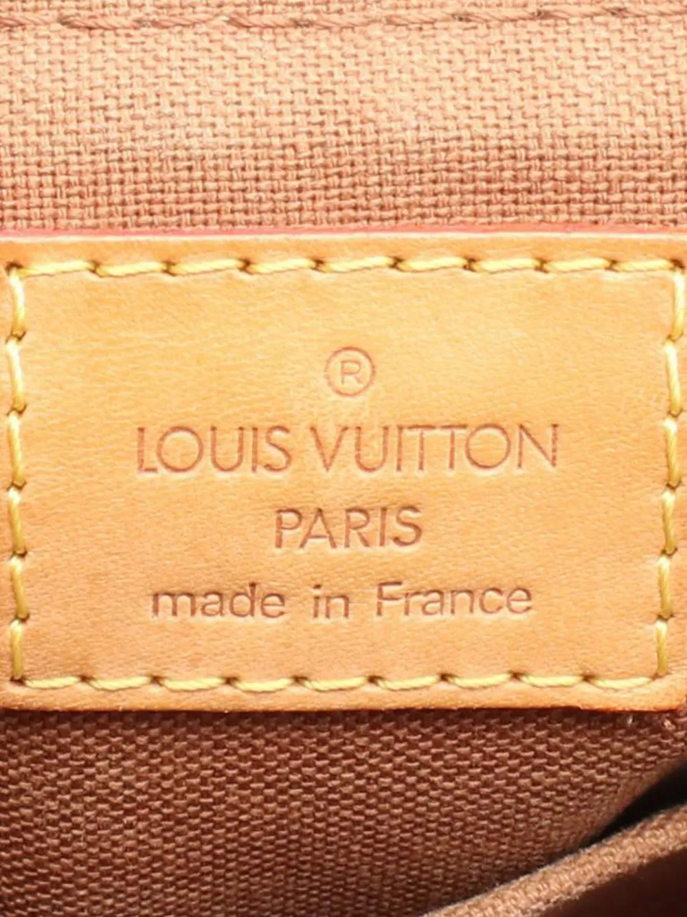 Pre-owned Louis Vuitton 2007 Monogram Palermo Pm Satchel In Brown