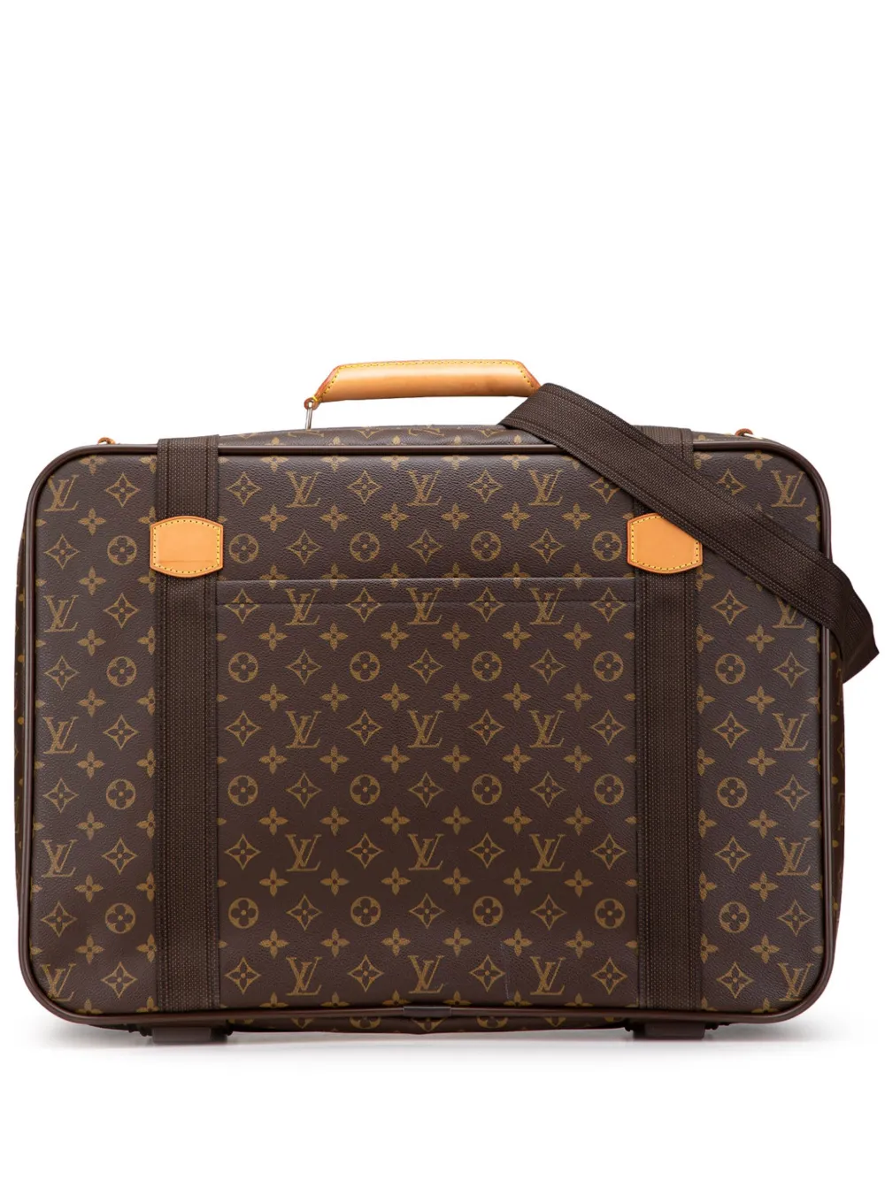 Louis Vuitton Pre-Owned 1994 モノグラム サテライト 53 ボストンバッグ - ブラウン Louis Vuitton Pre-Owned 1994 モノグラム サテライト 53 ボストンバッグ - ブラウン