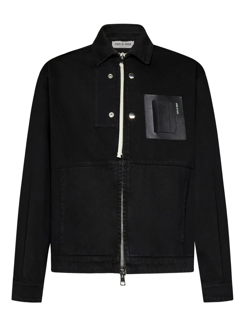 STATE OF ORDER double-slider zip chest-pocket jacket | Black | Image 1