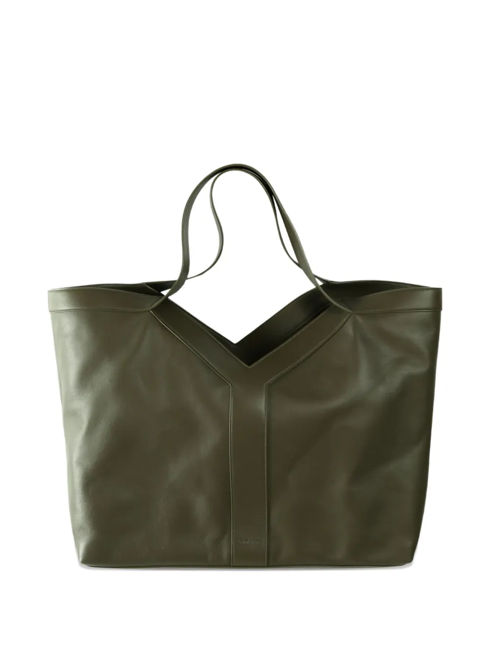 Saint Laurent double-handle leather tote bag | Image 2