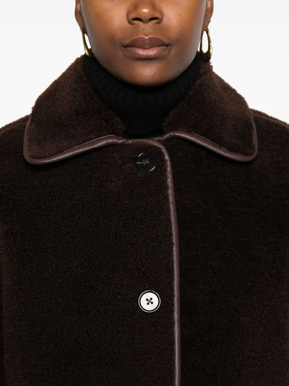 Bellerose Easton Reversible Patch-pocket Coat In Brown