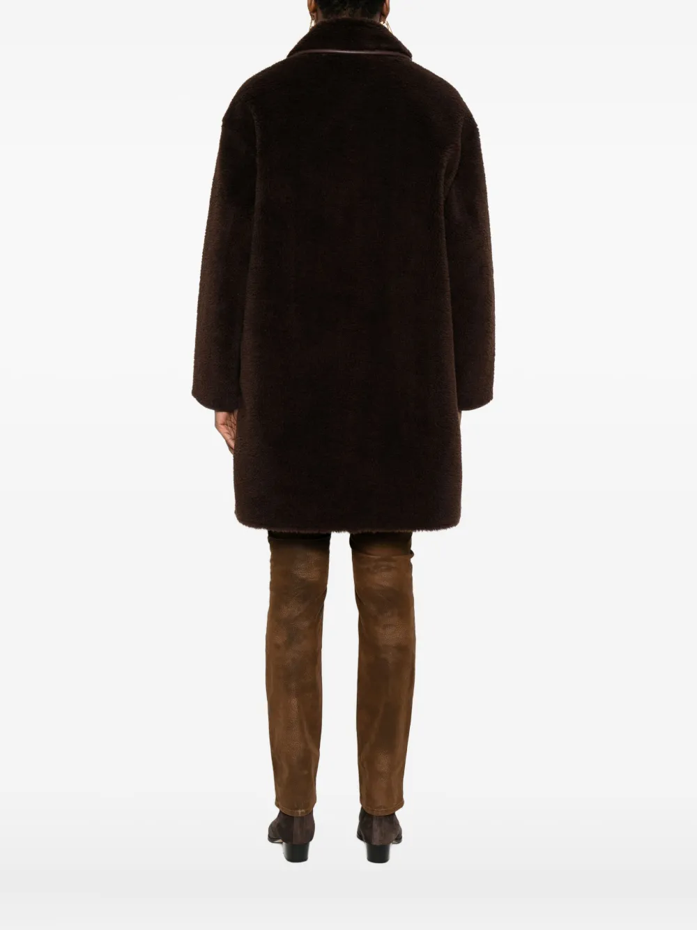 Bellerose Easton Reversible Patch-pocket Coat In Brown