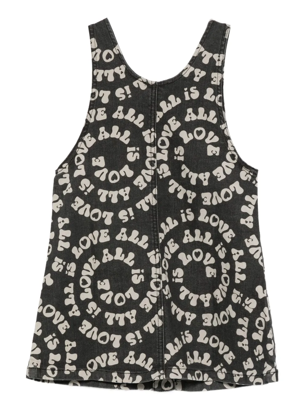 Stella McCartney Kids All Is Love-print button-fastening dress | Girls Casual Dresses | Image 2