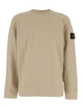 Stone Island logo-patch crew-neck sweatshirt - Neutrals