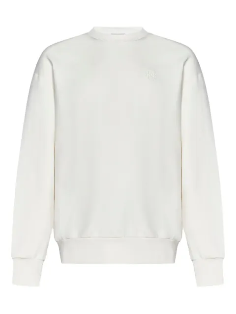 STATE OF ORDER embroidered ribbed crew neck sweater