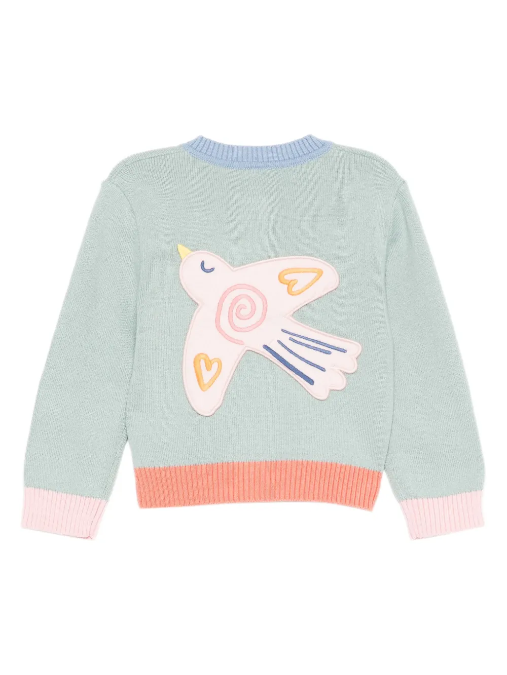 Stella McCartney Kids bird-patch cardigan | Cardigans | Image 2