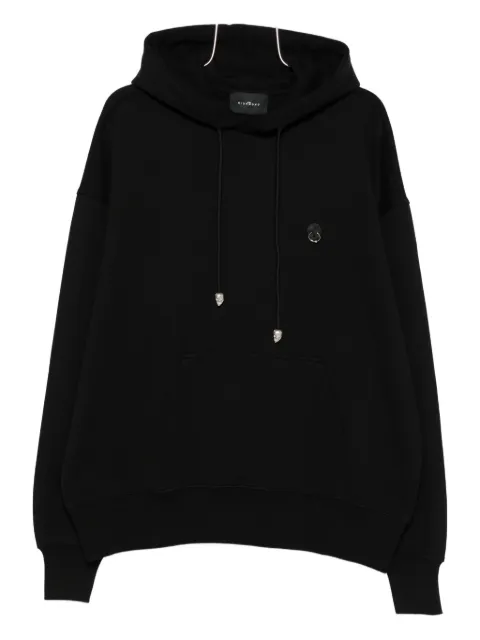 John Richmond skull-detail hoodie