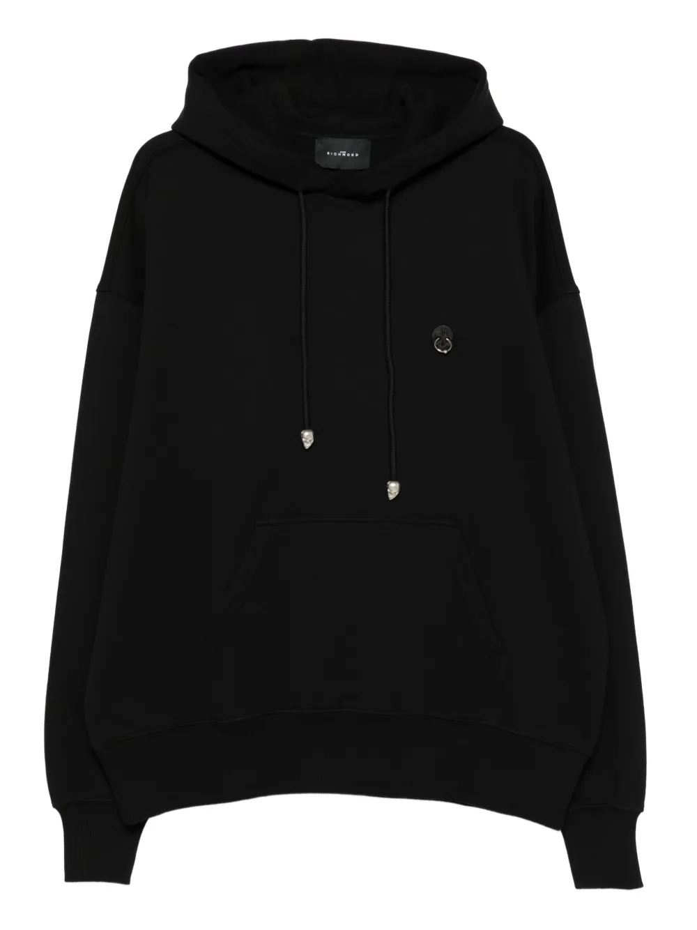 John Richmond skull-detail hoodie | Black | Image 1