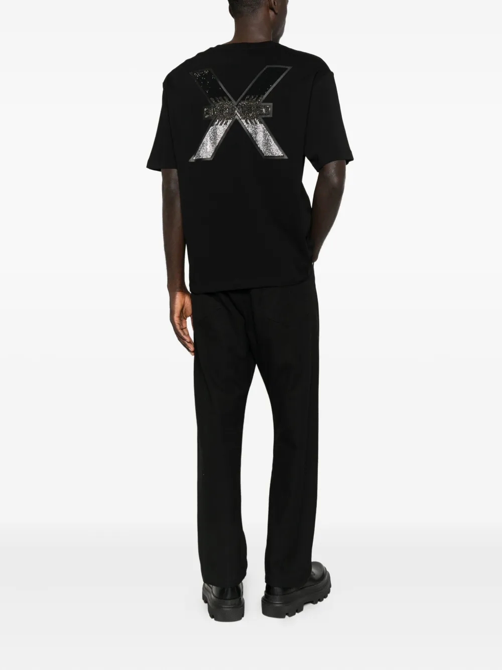 John Richmond T-shirt met korte mouwen - Zwart