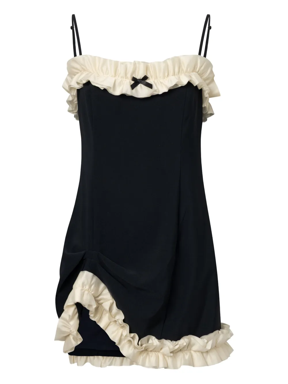 Elena Velez frilled mini dress | Blue | Image 1