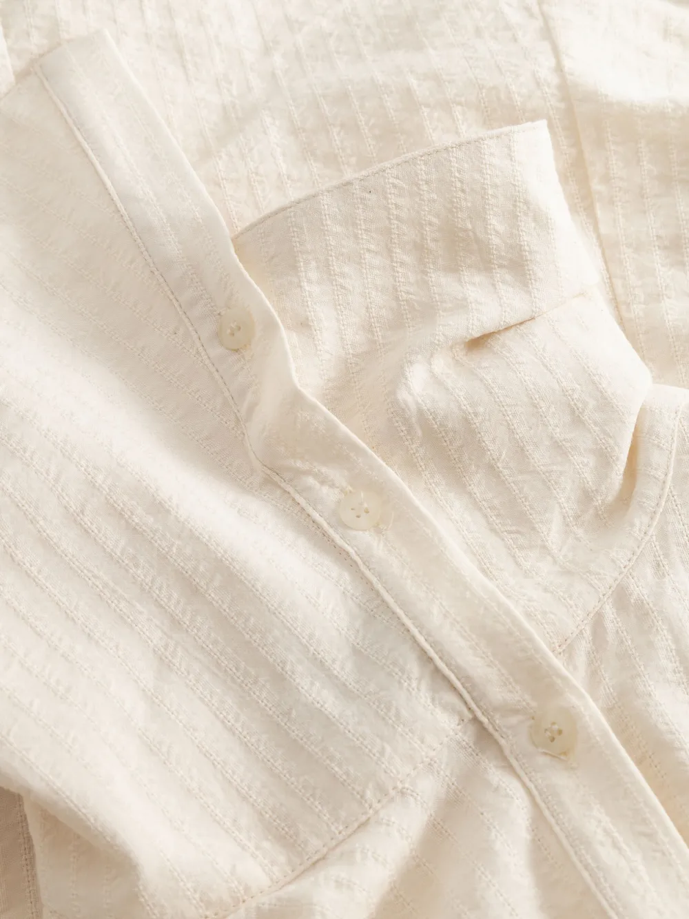 Elena Velez Gathered Button-up Shirt In White