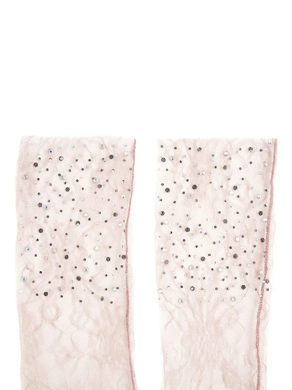 Fun Flamingo embellished sheer socks | Pink | Image 1