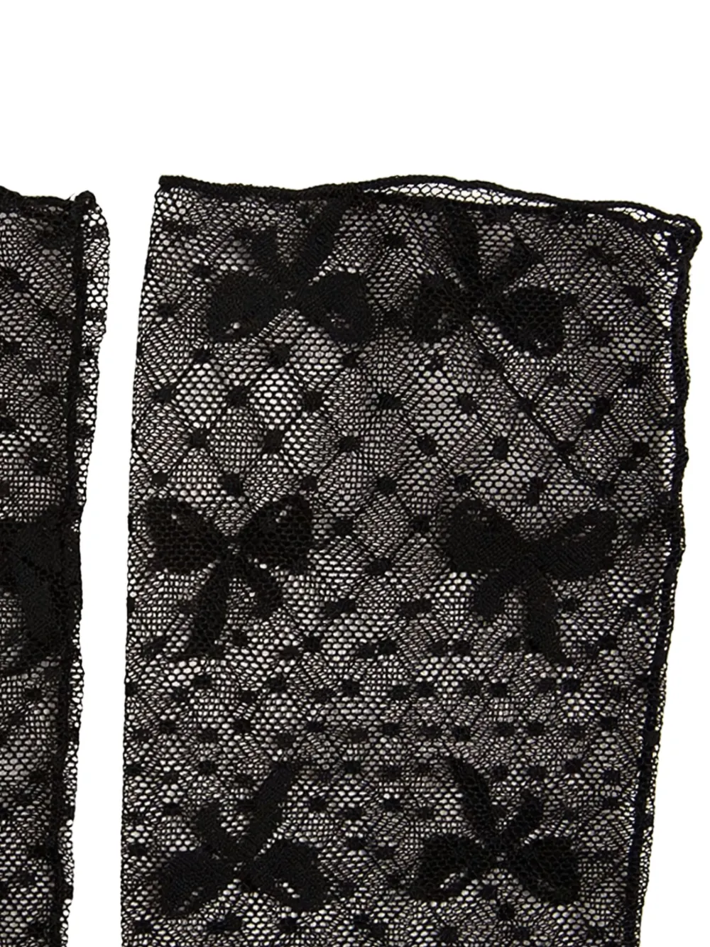Fun Flamingo Rebekka bow-lace sheer socks | Image 2