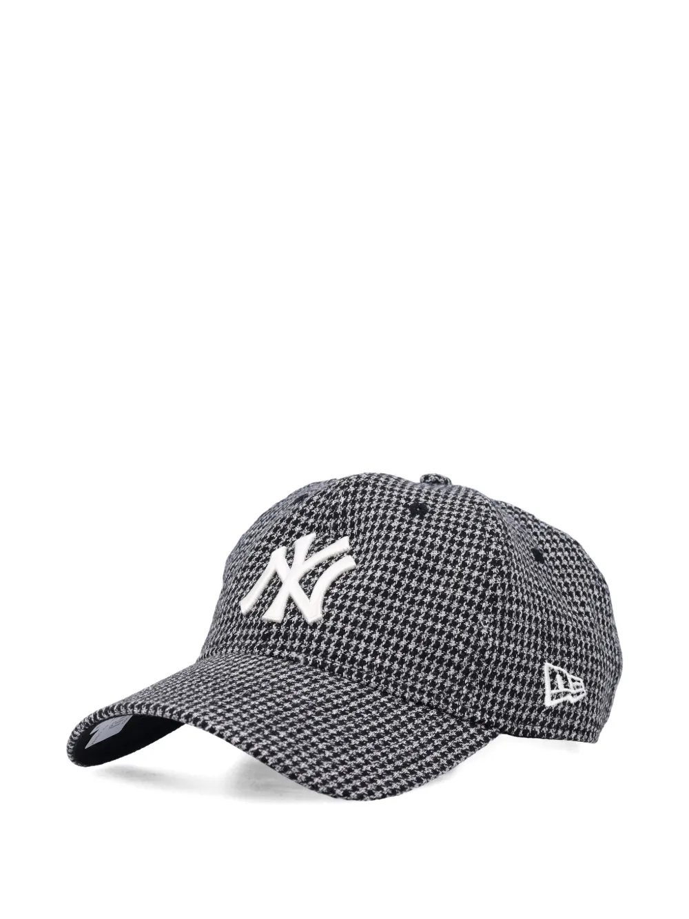 New Era Houndstooth 9twenty Baseball Cap In Black