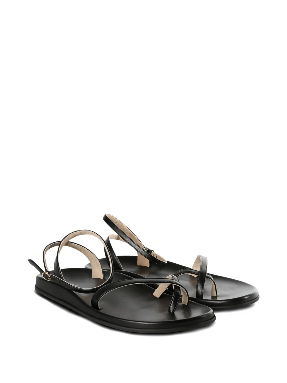 The Row leather cross-strap sandals | Flat Sandals | Image 2