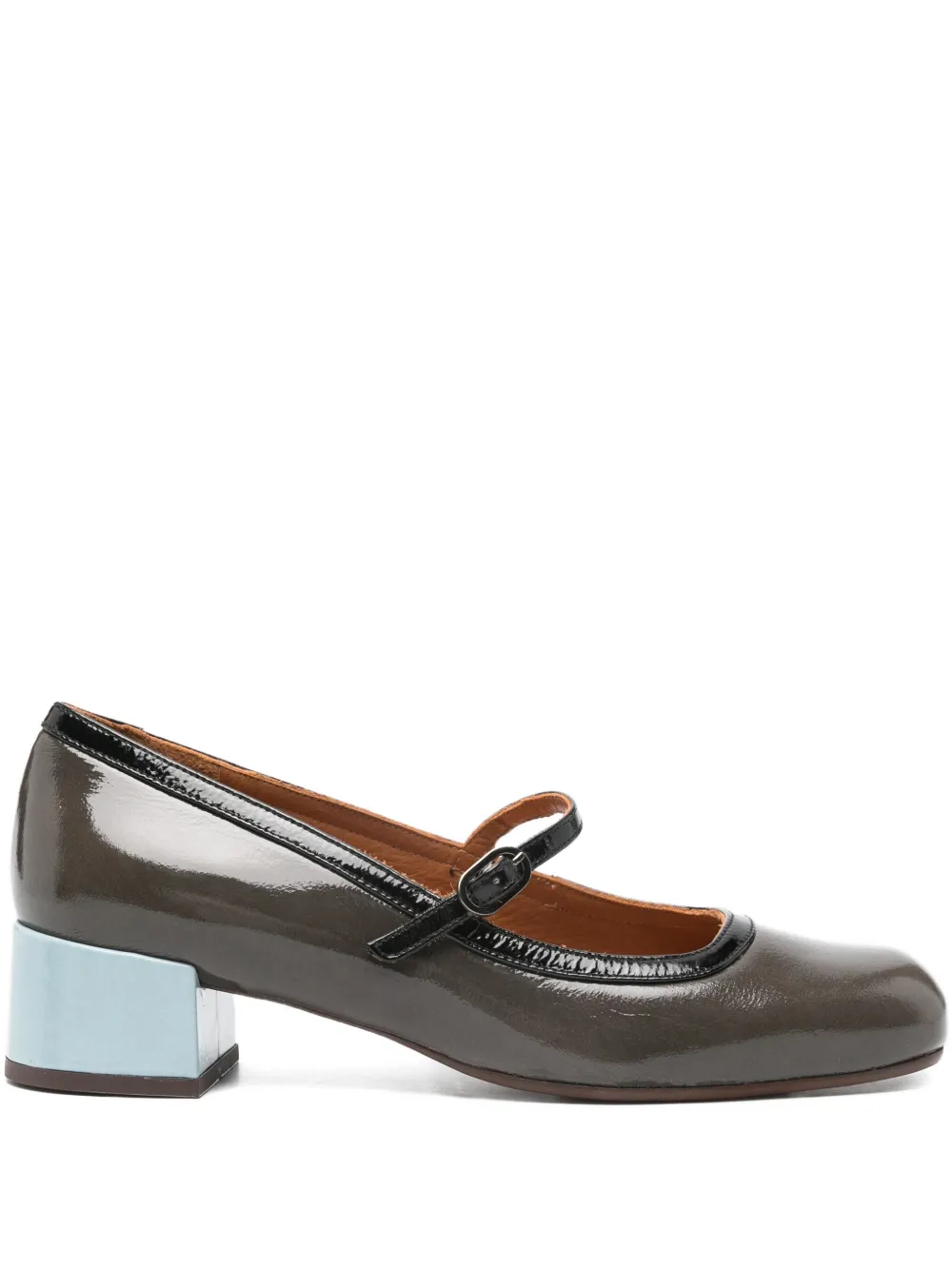 Chie Mihara 30mm Reni heeled pumps | Grey | Image 1