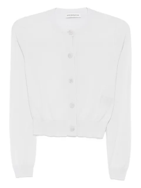 GOES BOTANICAL button-front cardigan