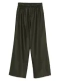 ASPESI elastic-waist trousers - Green