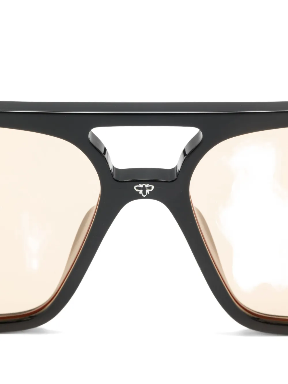 Face Hide Pilot-frame Sunglasses In Black
