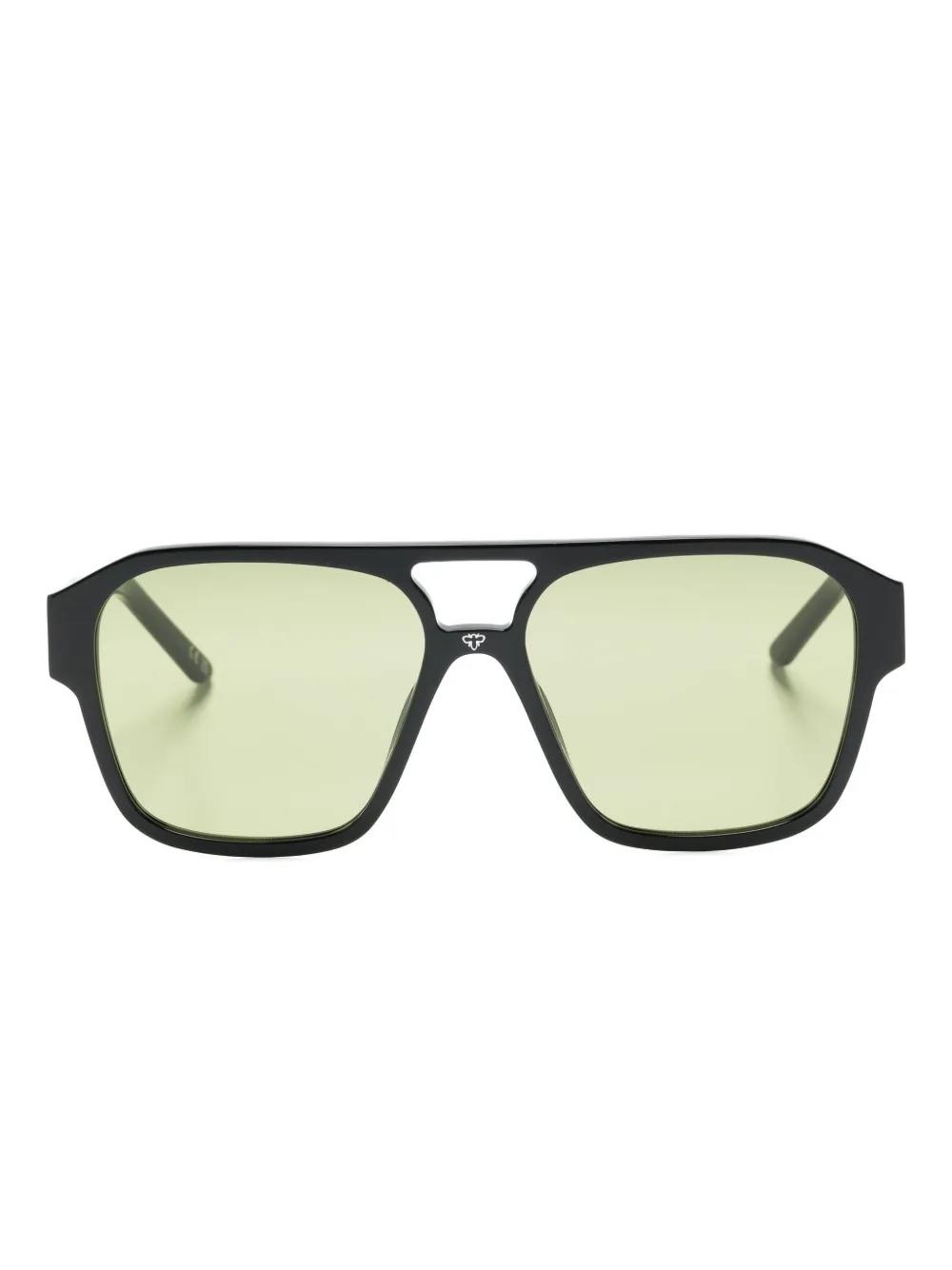 Face Hide Pilot-frame Sunglasses In Black
