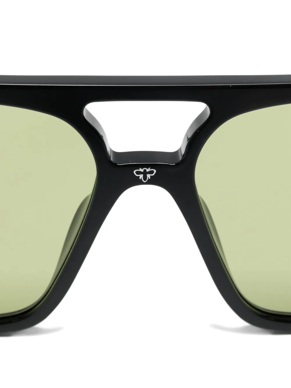 Face Hide Pilot-frame Sunglasses In Black