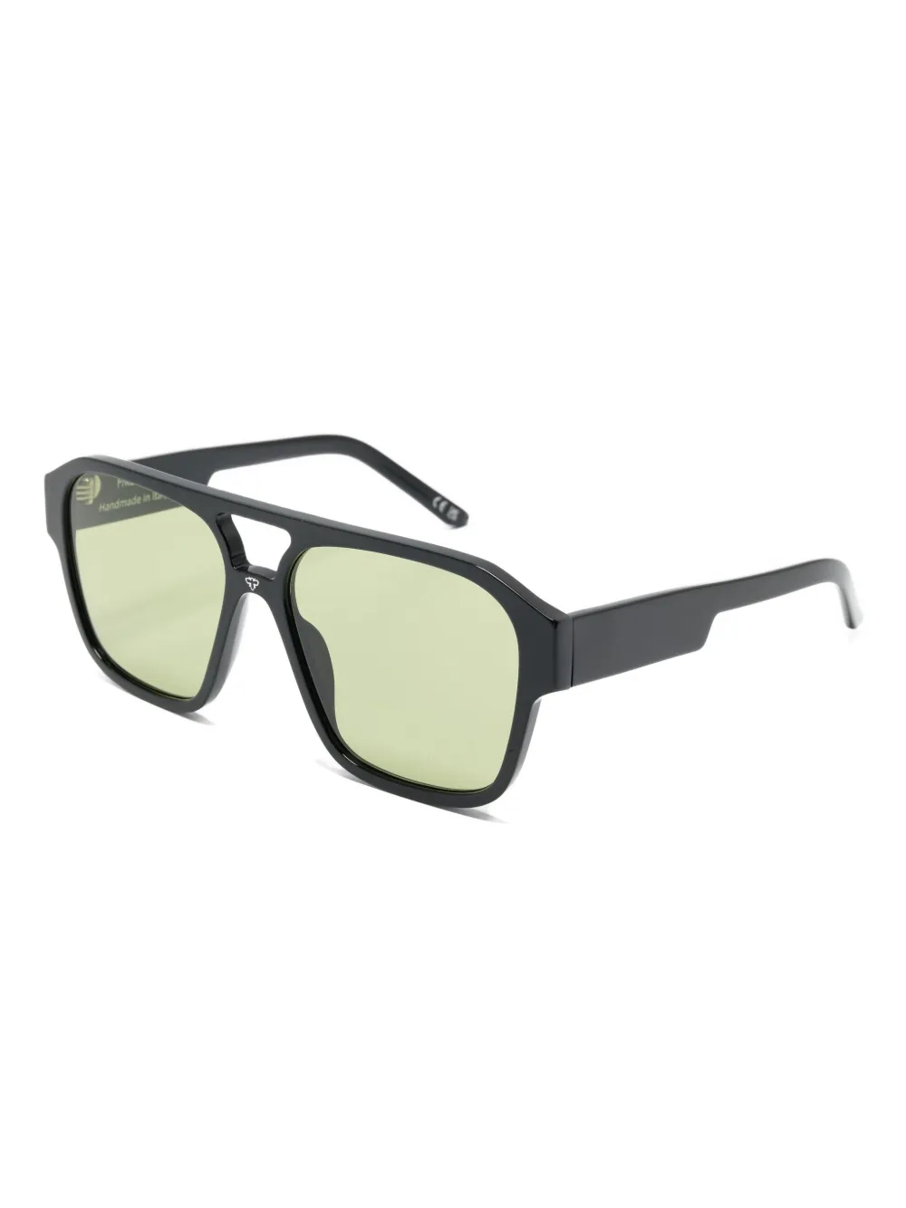 Face Hide Pilot-frame Sunglasses In Black