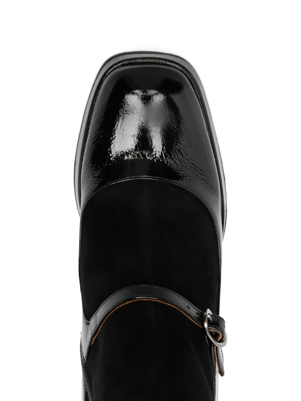 Chie Mihara Kabry patent-leather ankle boots Black