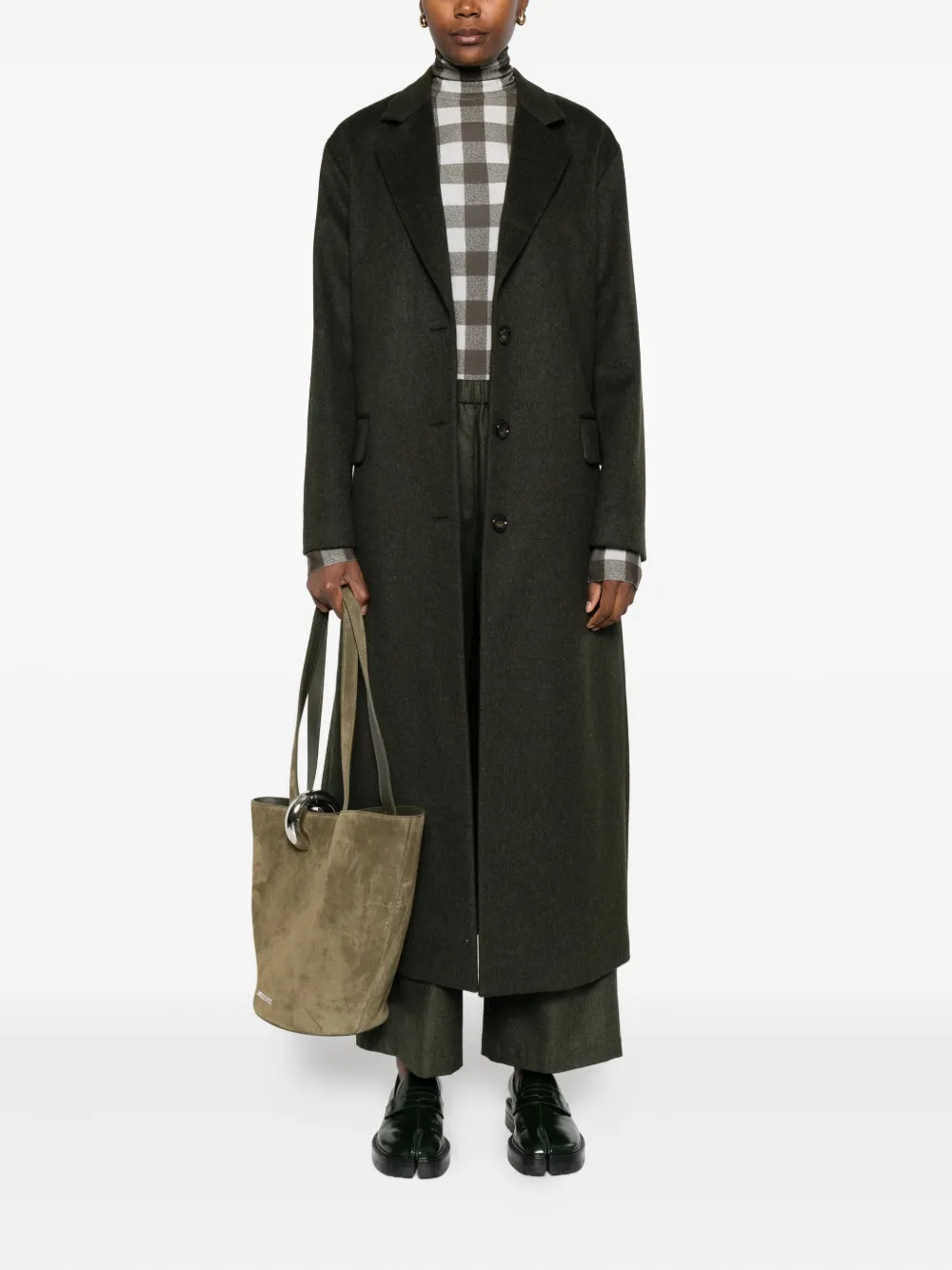 ASPESI button-fastening pocket coat | Single Breasted Coats | Image 2