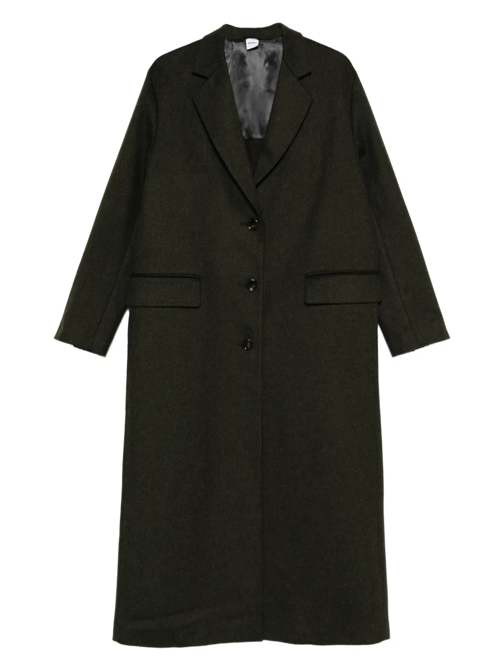 ASPESI button-fastening pocket coat | Green | Image 1