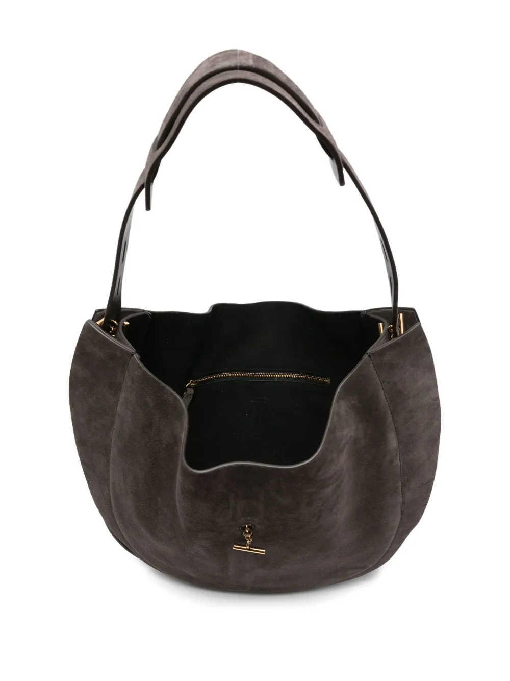 Mino Bossi Liz Suede Shoulder Bag In Brown