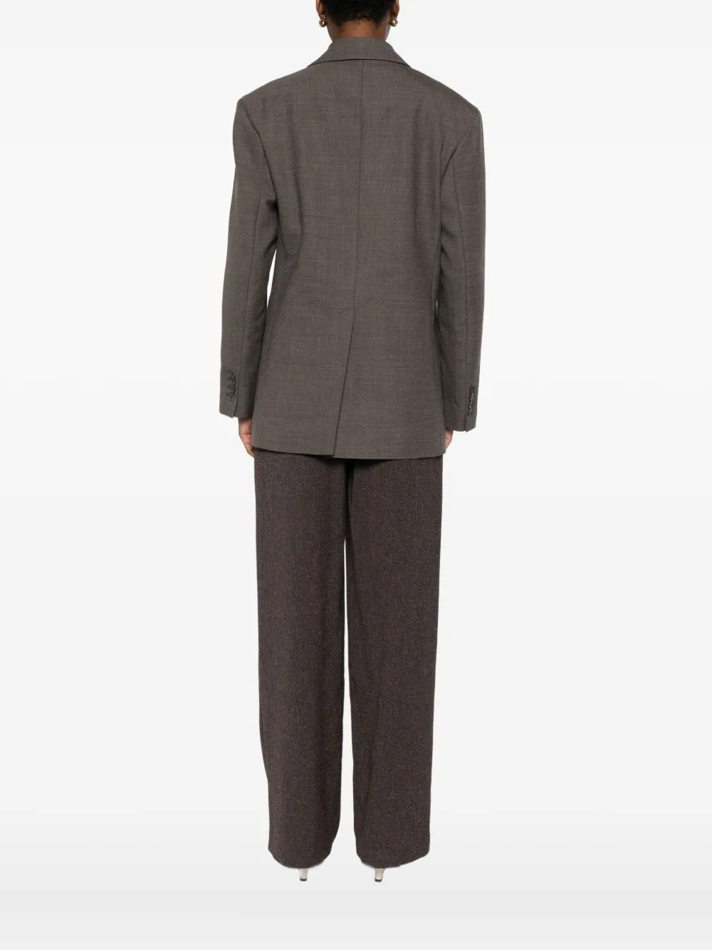 P.a.r.o.s.h Flap-pocket Blazer In Brown