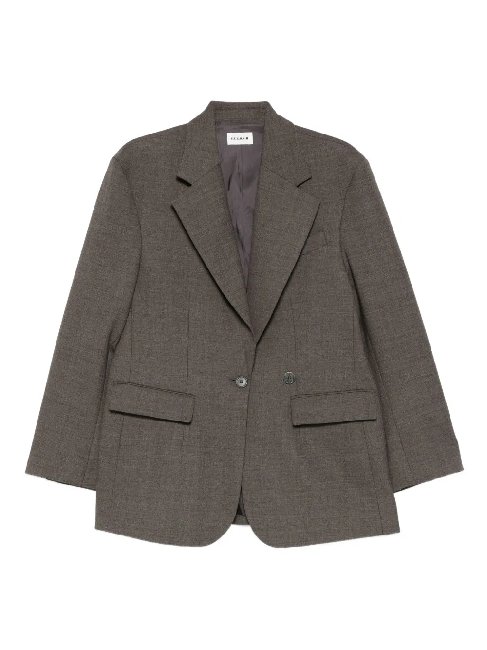 P.A.R.O.S.H. flap-pocket blazer | Brown | Image 1