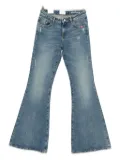 AMISH Woodstock distressed flared jeans - Blue