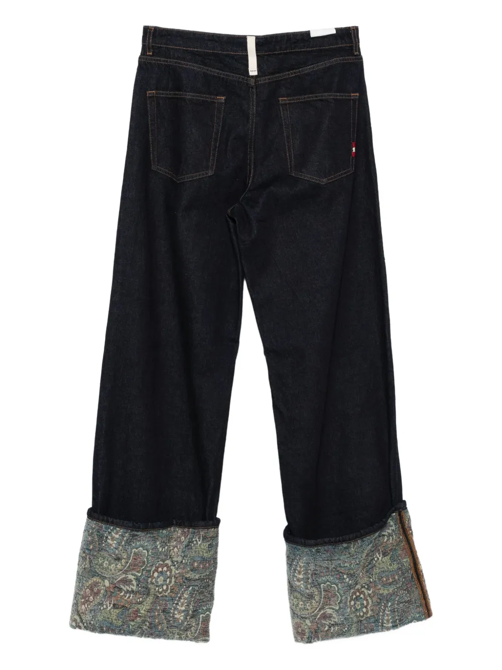 AMISH paisley-cuffed straight-leg jeans | Straight-Leg Jeans | Image 2
