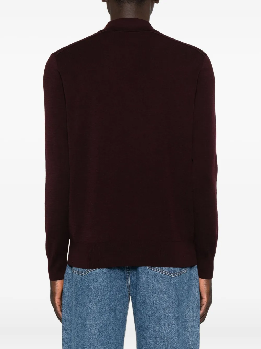 Burberry Poloshirt met knopen Rood