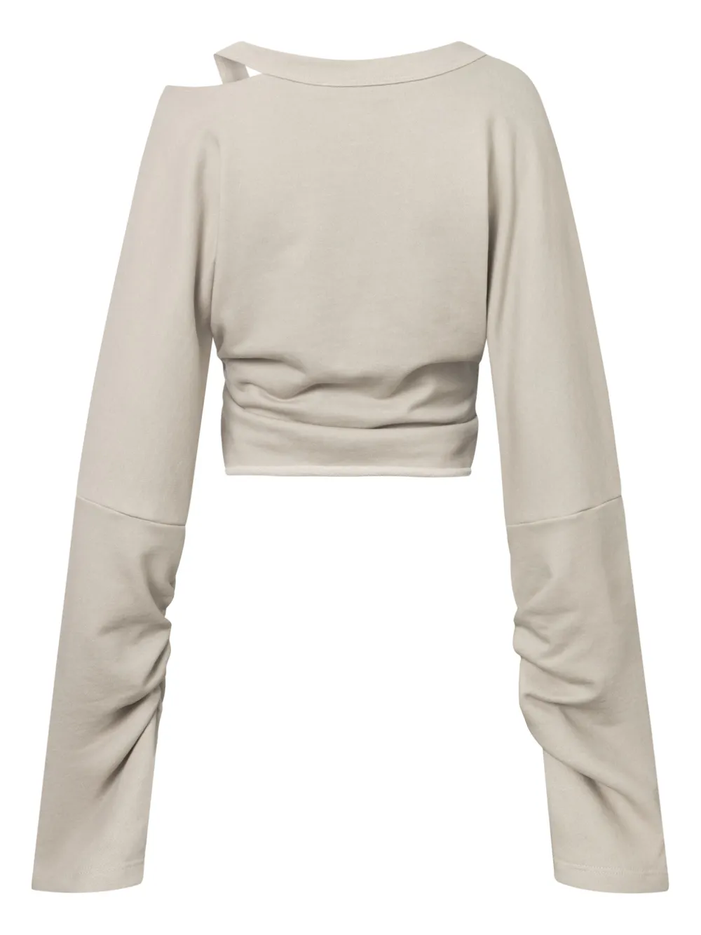 Elena Velez leather-trimmed zip-front top | Fitted Jackets | Image 2