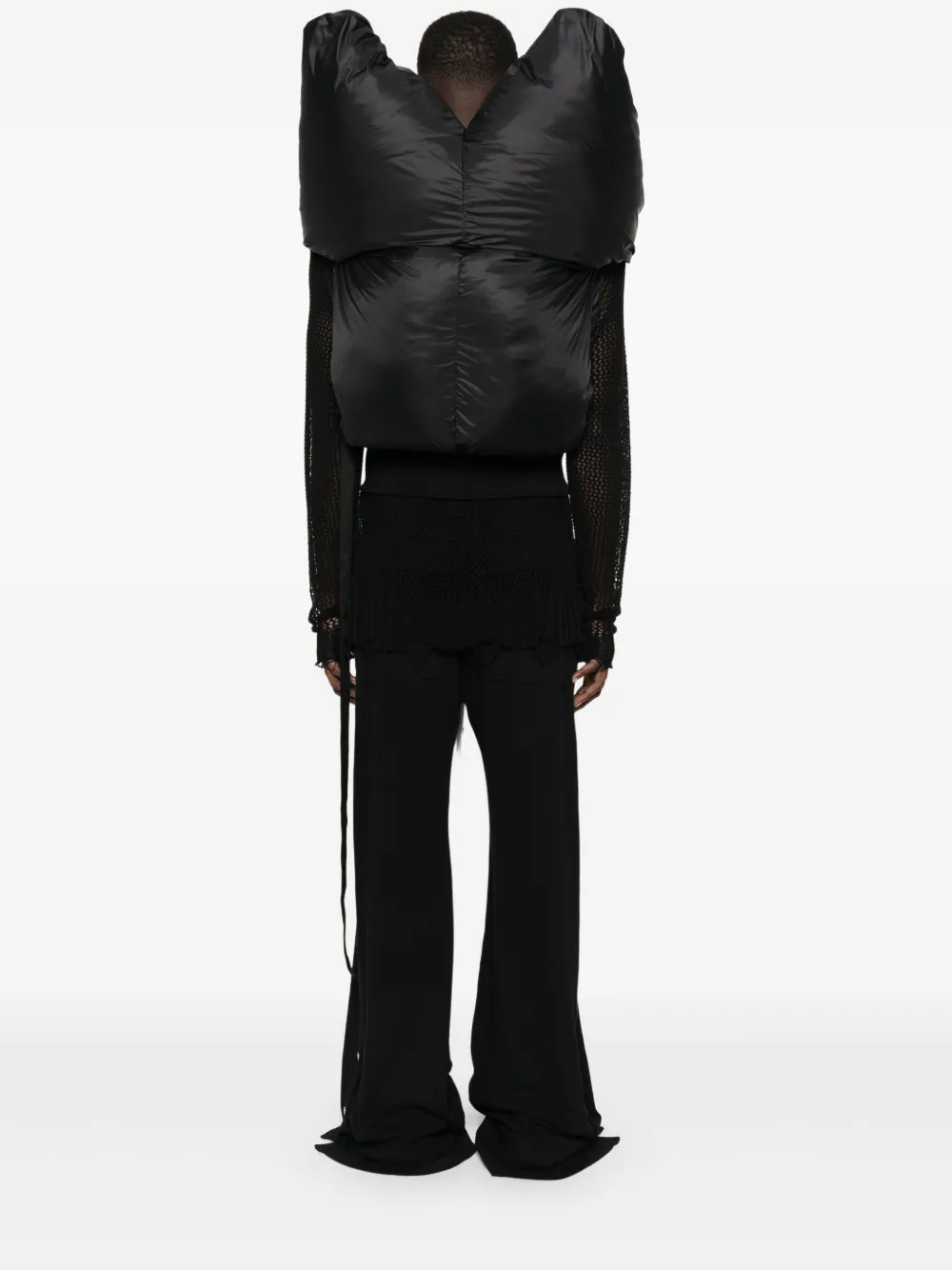Rick Owens Drkshdw Black Concordians Anubis Vest In Black