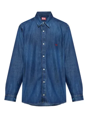 Diesel D-Simply デニムシャツ | ブラック | FARFETCH JP