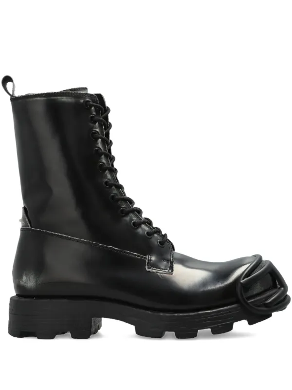 Diesel D-Hammer lace-up toe-cap Boots | Black | FARFETCH ZA