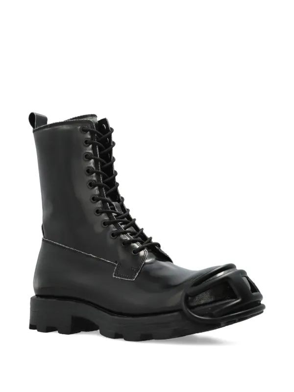 Diesel Botas D-Hammer Negro FARFETCH CO