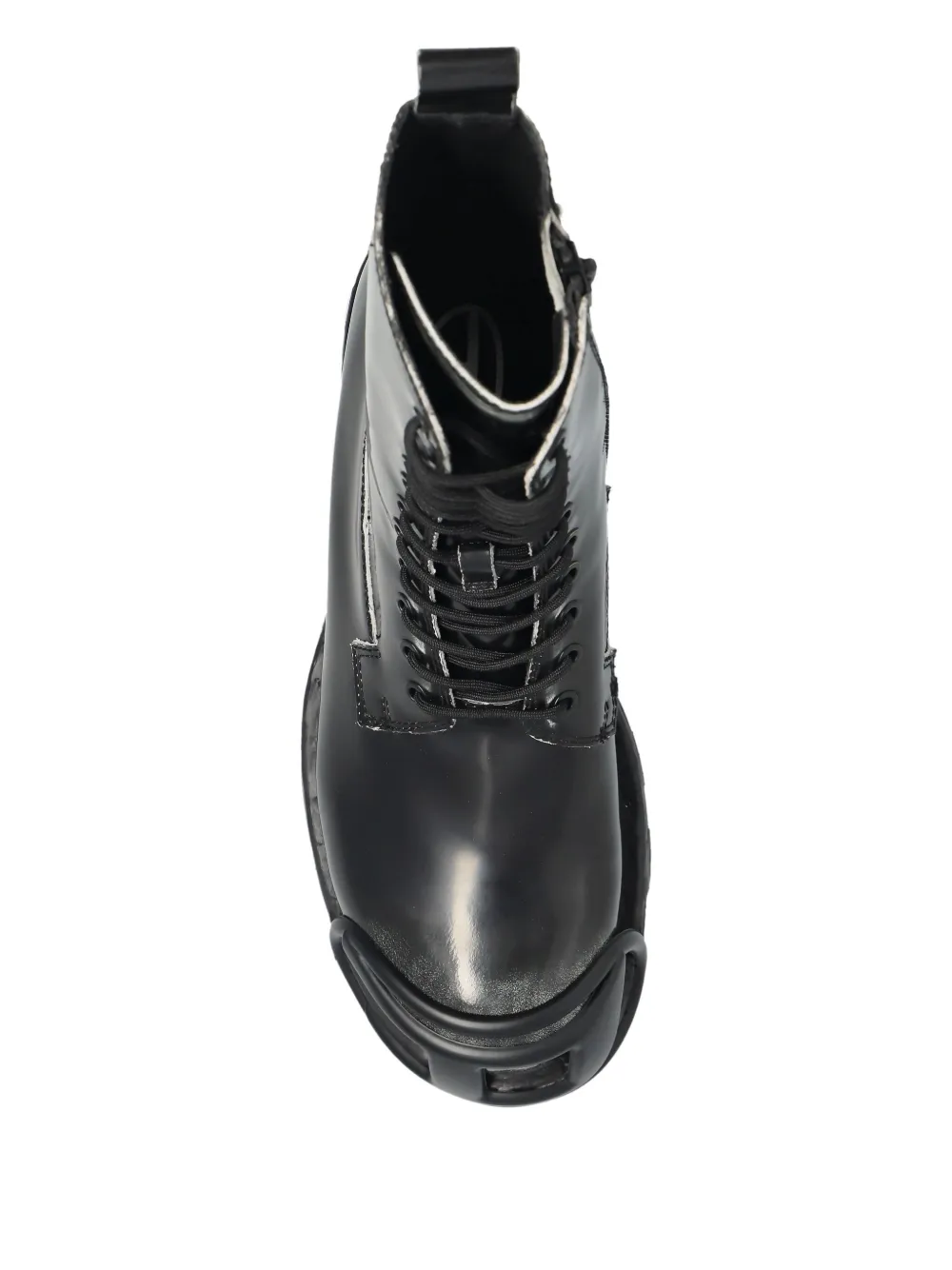 Diesel D-Hammer laarzen met veters en neus Zwart