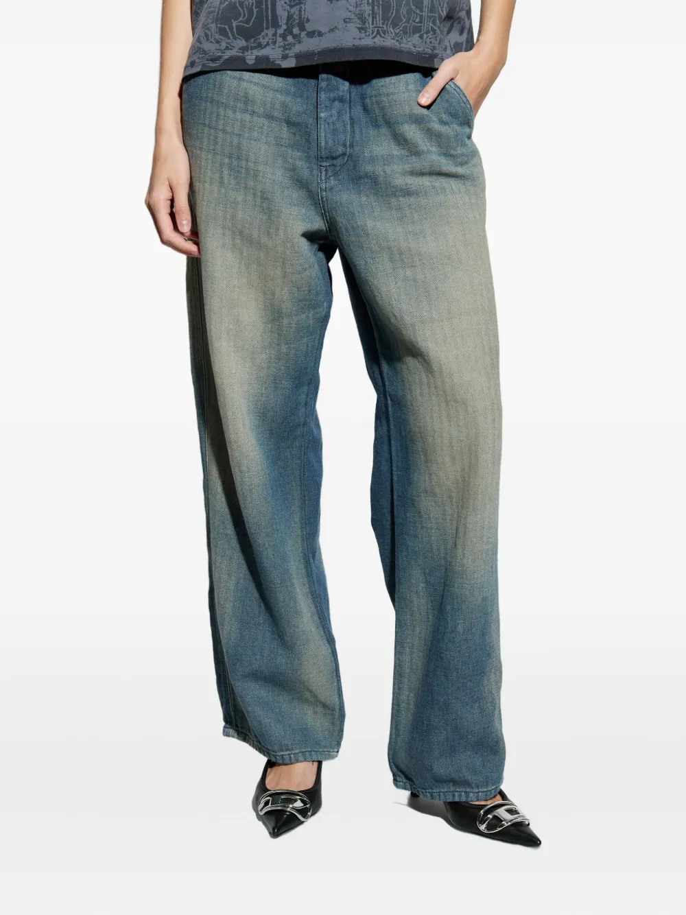 Diesel jean D-Phant-Chino à chevrons | Jeans droits | Image 2