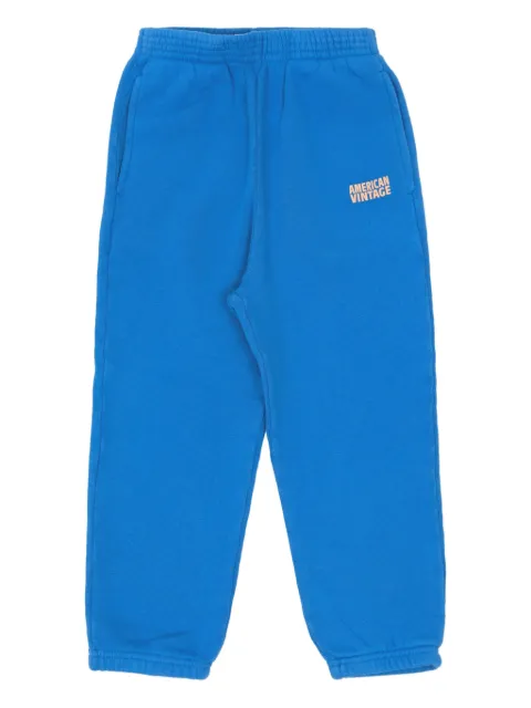 American Vintage Kids logo-embroidered sweatpants