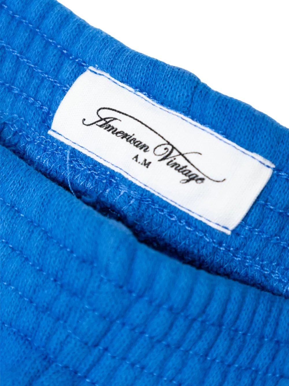 American Vintage Logo-embroidered Sweatpants In Blue