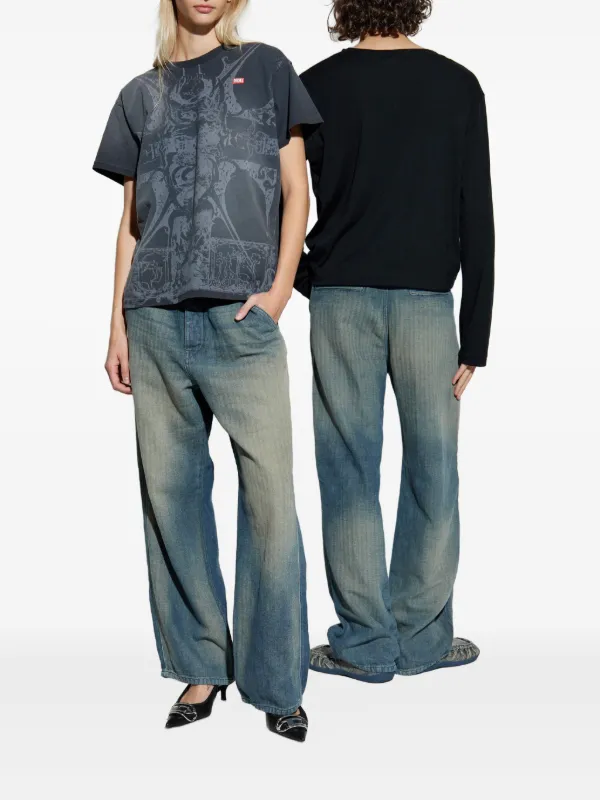 Diesel D-Phant-Chino Herringbone Jeans | Blue | FARFETCH AO