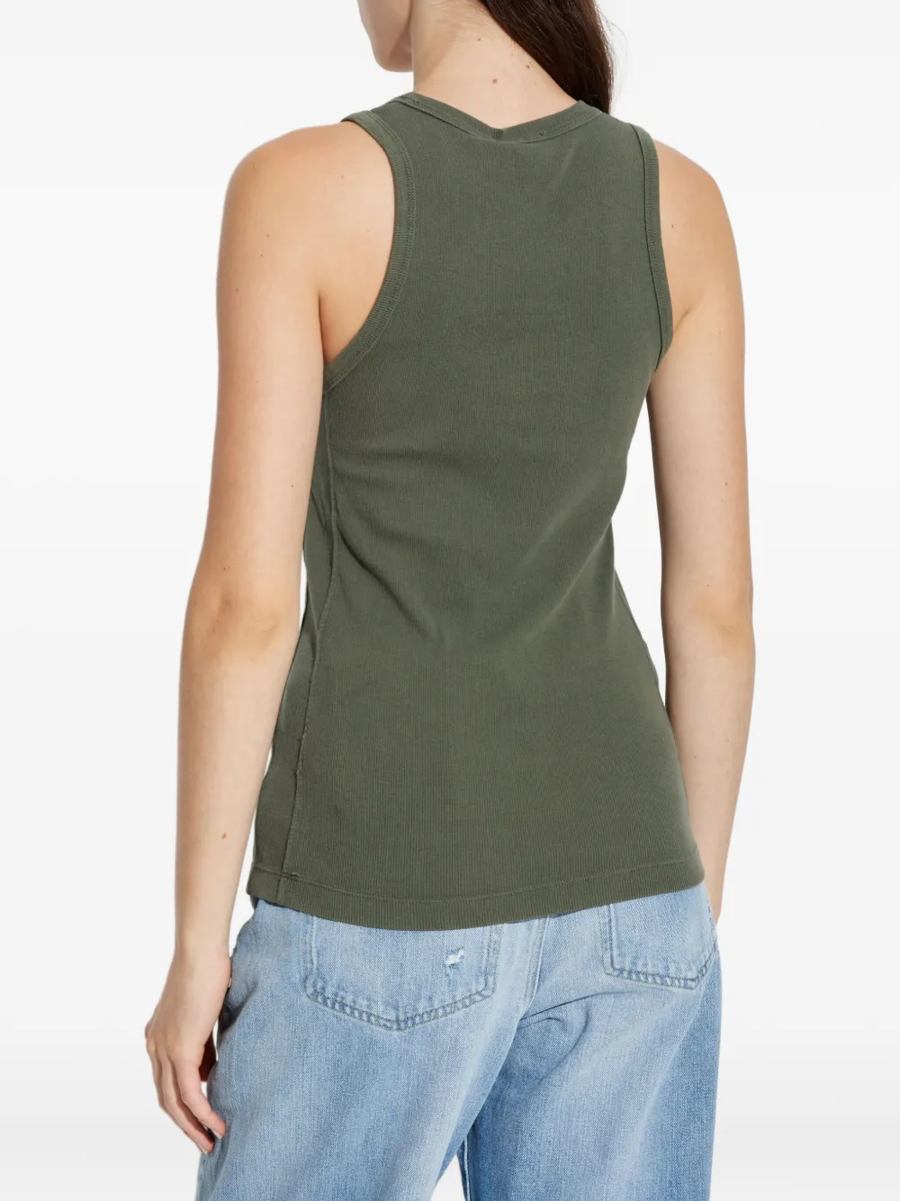 Diesel T-Ankydesi geribbelde tanktop Groen