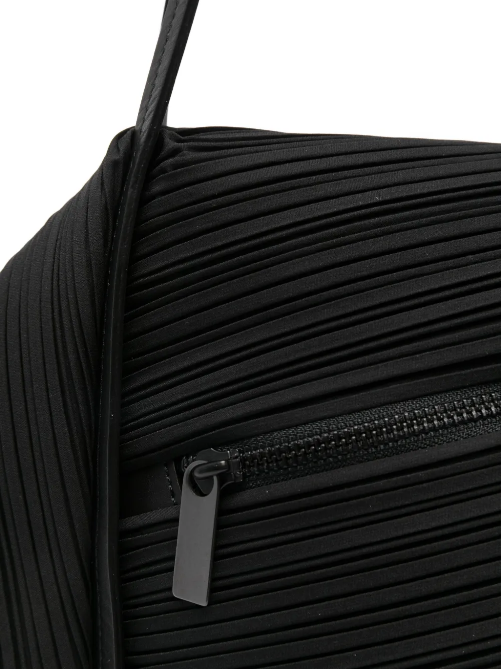 Issey Miyake Mini Bias Pleats Duffle Bag In Black